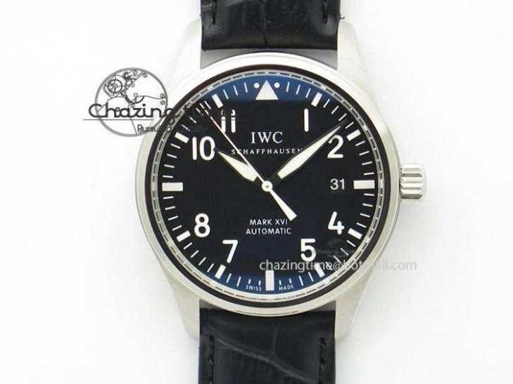 MIROTIME 1231 Pilot Mark XX IW328203 ZF 1:1 Best Edition Blue Dial on Dark Blue Leather Strap A Snug 7024